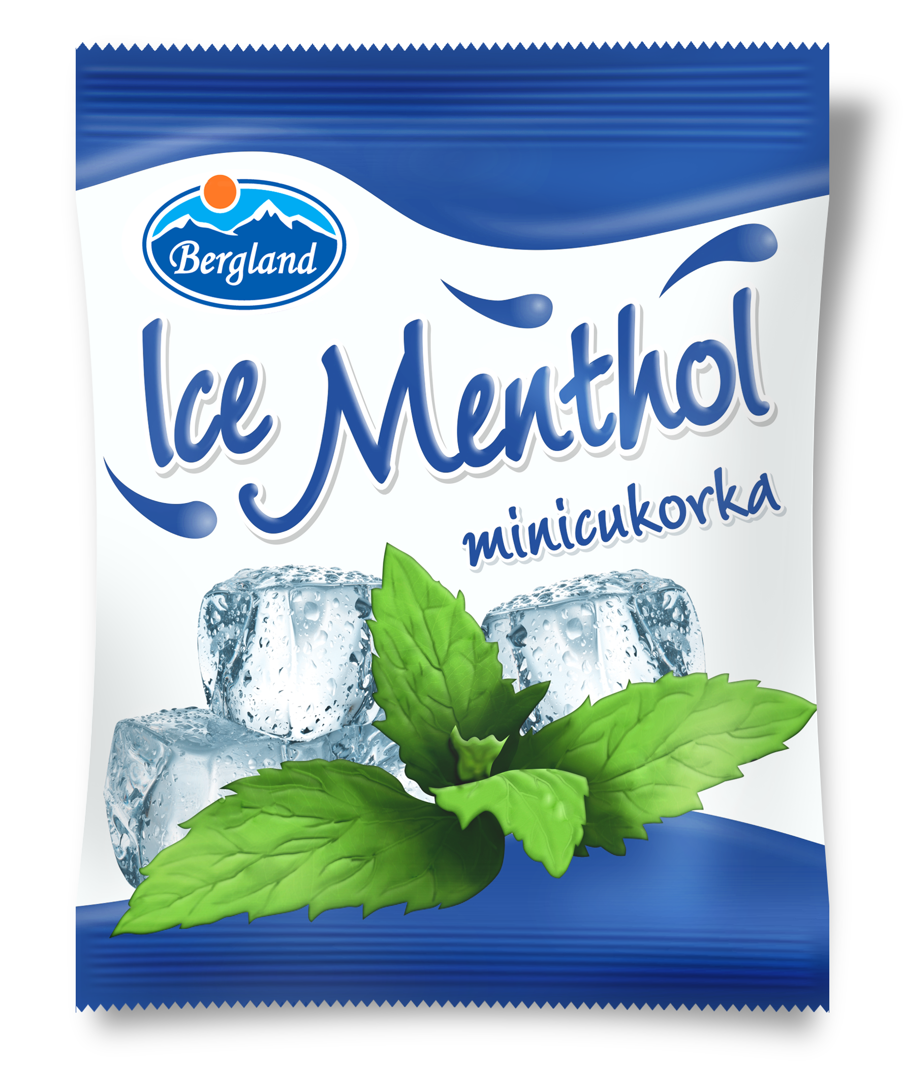 Bergland Ice Methol minicukorka 70g